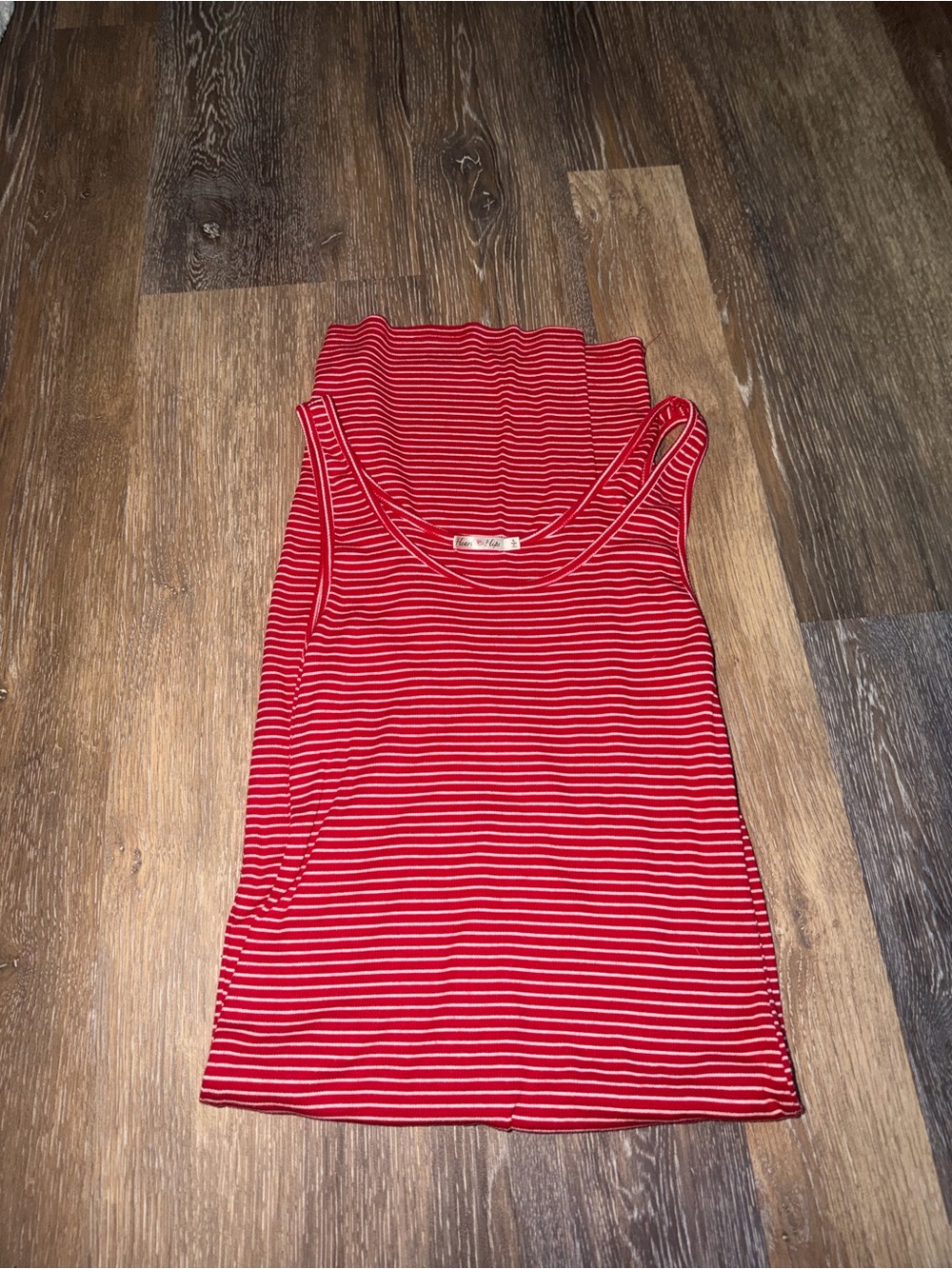 Striped Red Tank dress- Women